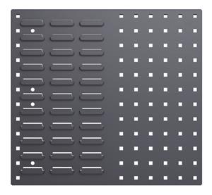 Bott cubio Combination panel 495mm wde x 457mm high. 1/2 perforated (square hole) panel for use with tool hooks and 1/2 louvre panel for use... Bott Combination Panels | Perfo Shadow Boards | Louvre Panels
